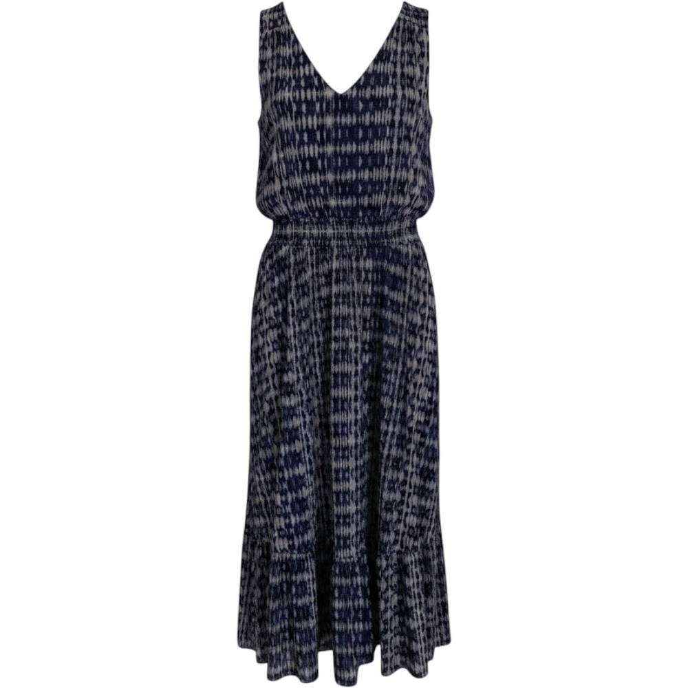 Evereve Womens Ava Mesh Midi Dress Size Small Blue‎ Sleeveless Sundress